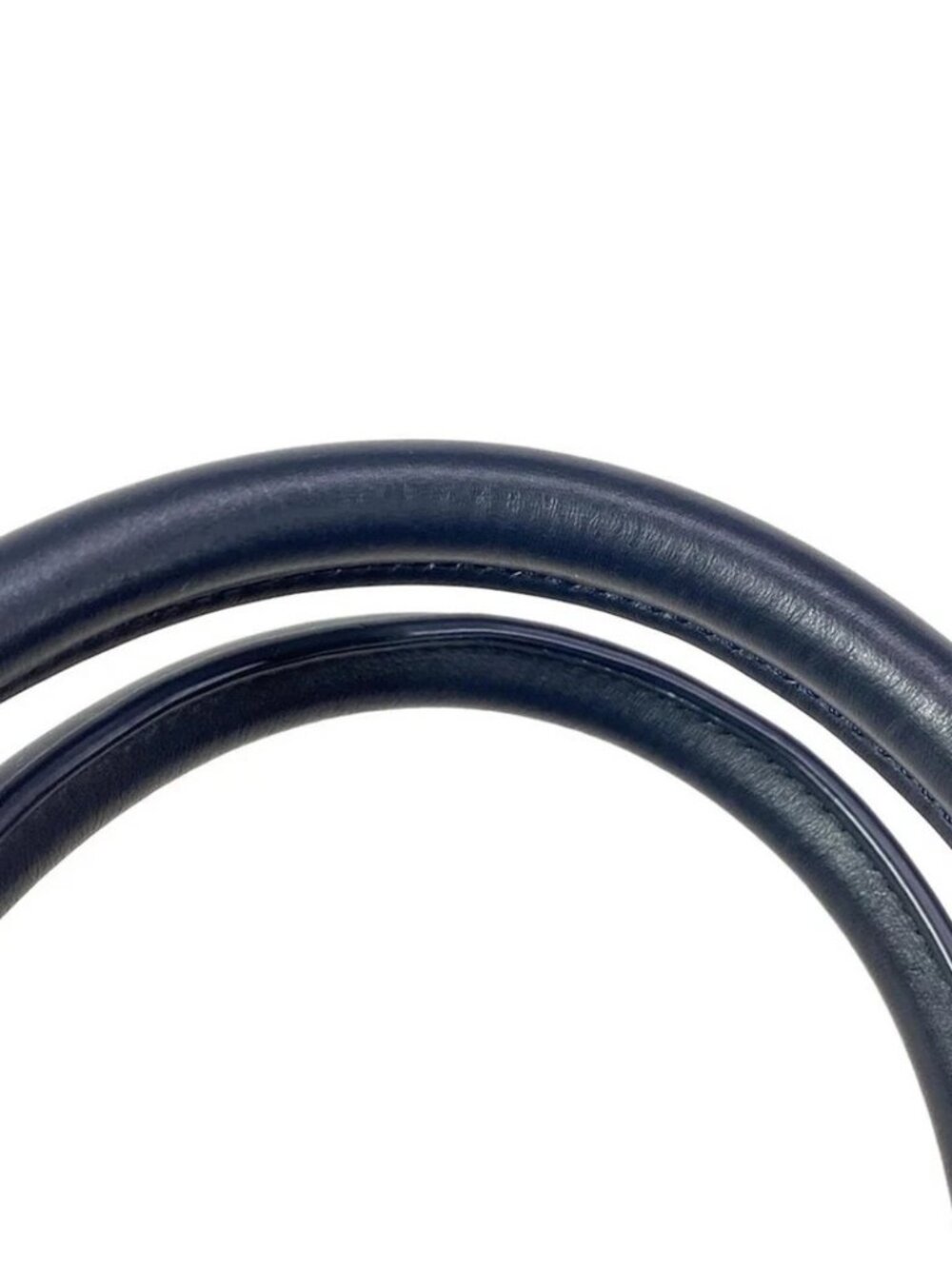 DIOR/ChristianDior Rango 50 Navy Dark Navy Multi Canvas Leather Boston Bag - Picture 6 of 13